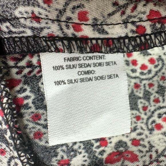 Derek Lam 10 Crosby 100% Silk Rocco Printed Dress Lightweight Floral Bell Sleeve - Picture 7 of 8